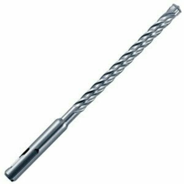 Champion Cutting Tool 3/16in x 8in CM95X Carbide Tipped Hammer Bit, SDS Plus Shank, 4 Cutter Cross Head CHA CM95X-3/16X6X8